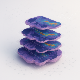 a stack of digital tissue representations