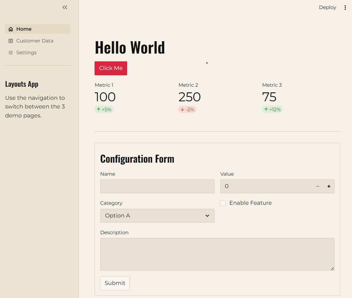 Bauhaus Theme Preview Placeholder